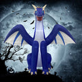Halloween Inflatables Giant Inflatable Dragon Decorations with Wings Built-in LEDs Outdoor Indoor Party Garden Lawn Decor Toy - SJB-DIAMOND ELITES