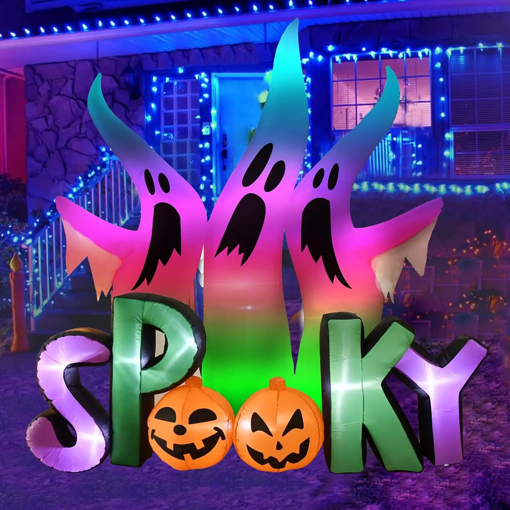 Halloween Inflatables, Outdoor Yard Decorations, Spooky Light-Up Blow Ups Inflatable Halloween Outside Decor, Archway Inflatable - SJB-DIAMOND ELITES