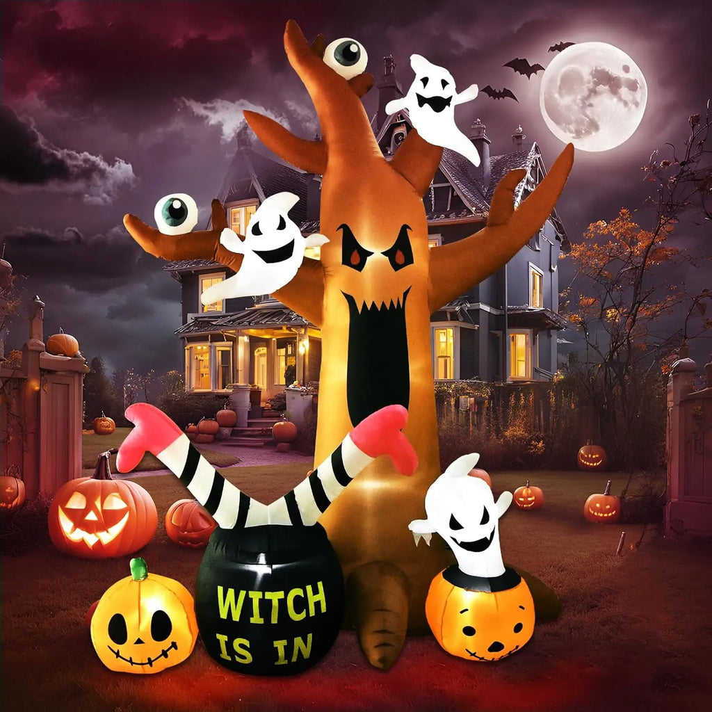 Halloween Inflatables, Outdoor Yard Decorations, Spooky Light-Up Blow Ups Inflatable Halloween Outside Decor, Archway Inflatable - SJB-DIAMOND ELITES
