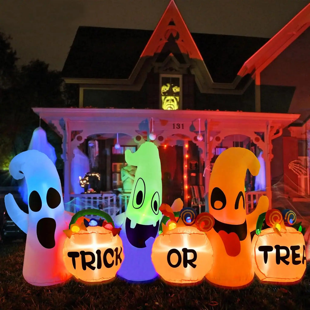 Halloween Inflatables, Outdoor Yard Decorations, Spooky Light-Up Blow Ups Inflatable Halloween Outside Decor, Archway Inflatable - SJB-DIAMOND ELITES