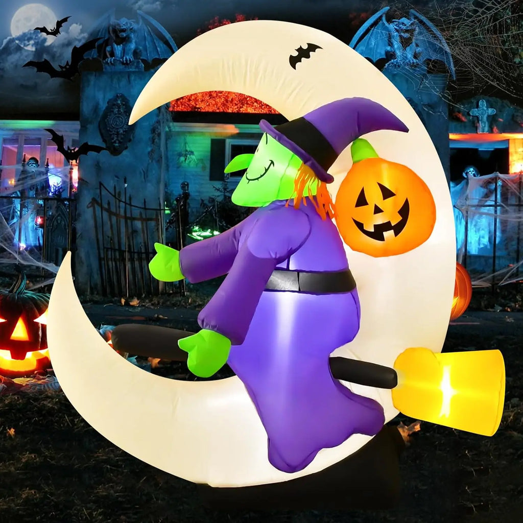 Halloween Inflatables, Outdoor Yard Decorations, Spooky Light-Up Blow Ups Inflatable Halloween Outside Decor, Archway Inflatable - SJB-DIAMOND ELITES