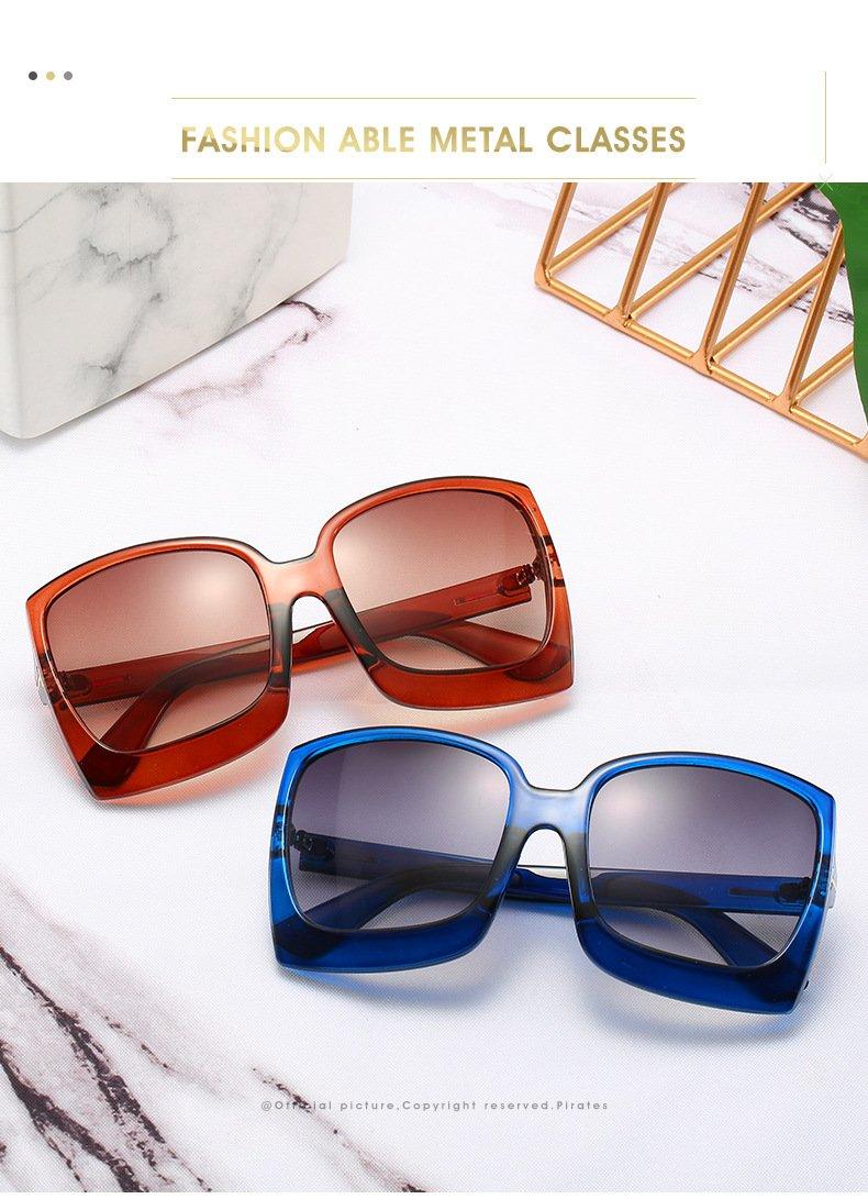 Fashion Oversized Women Square Big Frame Graduent Woman and Lady Sunglasses Brand Designer with  UV400 Protection gafas de sol mujer - SJB-DIAMOND ELITES