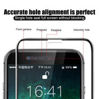 2000D Curved Edge Tempered Glass For iPhone SE 2020 6 6S 7 8 Plus Full Cover Glass on iPhone 11 Pro XS Max X XR Screen Protector Screen Protector No Side Bezel Easy Installation Frame 3X Stronger Screen Protector Stevvex