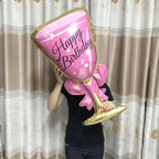 Big Helium Balloon In Several Luxury Design Champagne Goblet Balloons For Wedding Birthday Party Decorations Adult Kids Ballons - SJB-DIAMOND ELITES
