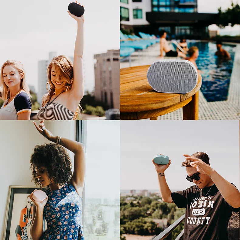 Portable Speaker Smart Bluetooth Wireless 10W Mini Speaker Compact Powerful 2200mAh Support Alexa Spotify Tunein Streaming Music Lootquake LLC