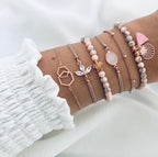 Modern Fashion New Luxury Different Style Elegant Elephant Tree Of Life Tassel Chain Bracelet Sets For Women Jewelry Trend Sets For Her - SJB-DIAMOND ELITES