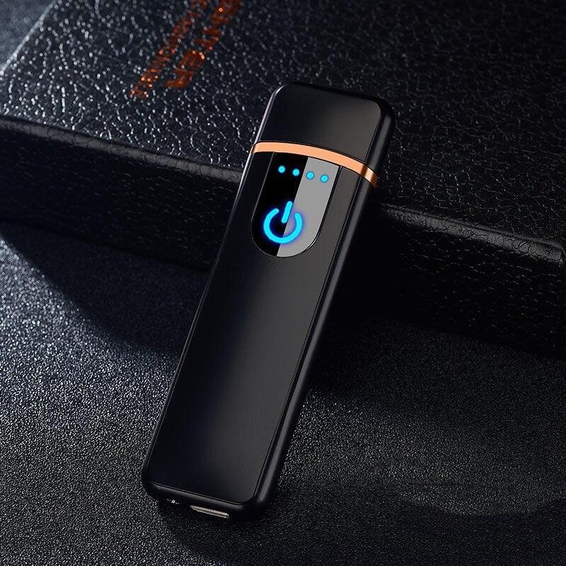 Luxury Modern New Personality USB Cigarette Lighter Fingerprint Induction Electronic Lighter Rechargeable - SJB-DIAMOND ELITES