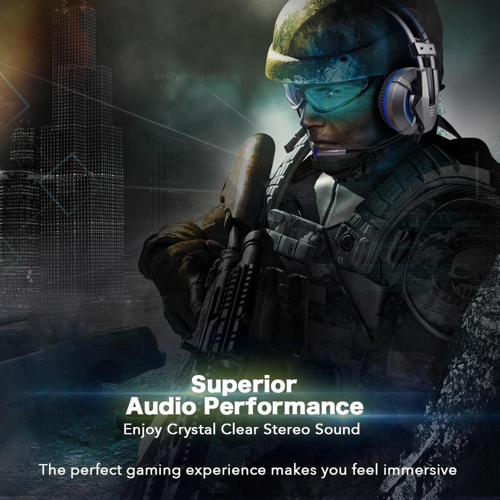 NEW Trend  Gaming Headset Gamer Ear Wired Headphones for Smartphone/PS4/PC/Xbox with Retractable Rotate Microphone and LED Light - SJB-DIAMOND ELITES