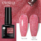 UR SUGAR 7.5ml Nude Glitter Color Gel Nail Polish Winter Warm Color Series Semi-permanent Varnish Professionals Manicure