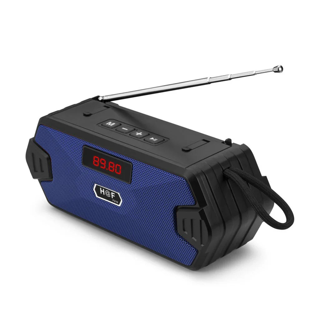 Portable Bluetooth Speaker Wireless Music Box With FM Radio Outdoor Subwoofer Loudspeaker Support TF Card USB Play FM Receiver Lootquake LLC