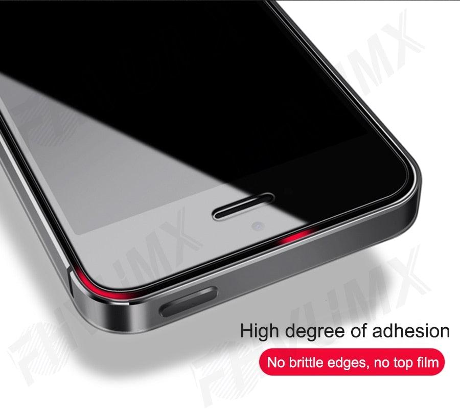 100D Transparent Tempered Glass For iPhone 7 8 6 6S Plus Glass Screen Protector On iPhone 5 5C 5S SE 2020 Glass Protective Film Tempered Glass Screen Protector Stevvex