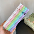 Unisex Cute Shockproof Silicone Bumper Phone Case For iPhone 14 11 12 13 Pro Max Colorful Transparent Protection Back Cover Silicone Protective Cover For iPhone Stevvex
