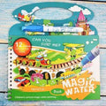 Montessori Coloring Book Doodle & Reusable Magic Pen Painting Drawing Board For Kids Baby Educational Birthday Toy - SJB-DIAMOND ELITES
