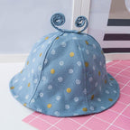 Baby Sun Hat Heart Print Baby Boy/Girl Hat Outdoor Kids Bucket Hat Children Hat Baby Beach Caps Beanie For Girls
