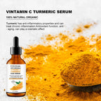 Vitamin C Turmeric Serum Facial Whitening Anti Aging Wrinkle Moisturizing Essence Face Korean Cosmetics Skin Care Shrink Pores Lootquake LLC