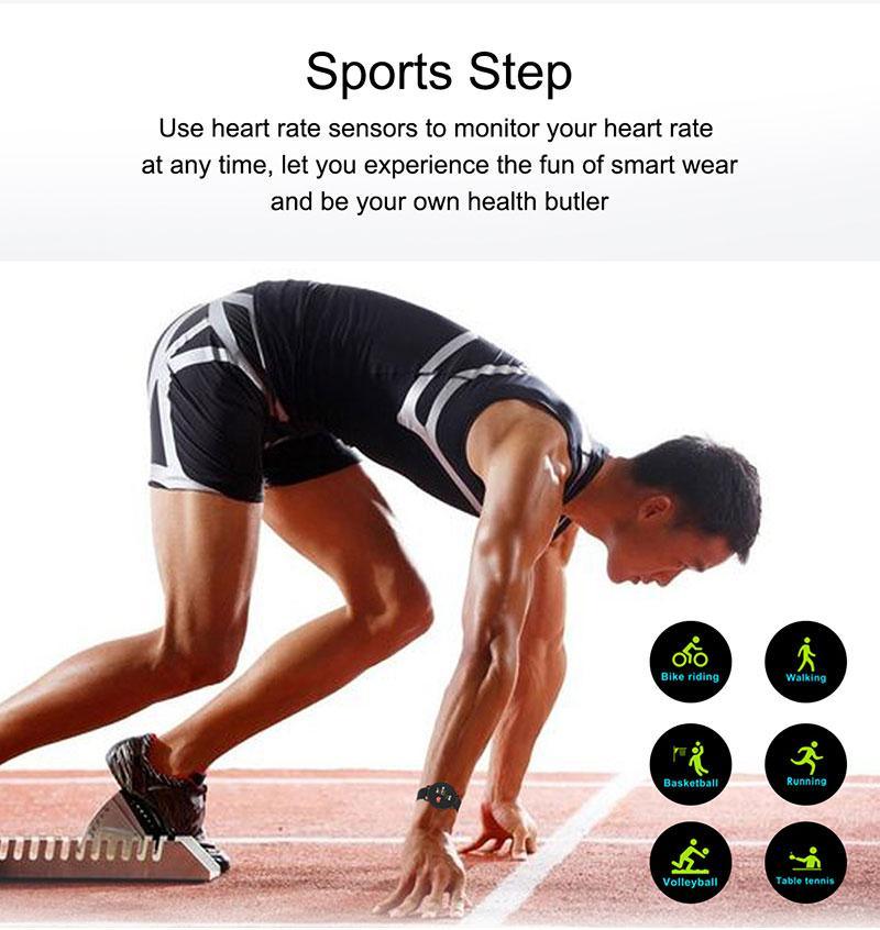 New Fashion Fitness Smart Sports Waterproof Watch For iOS/Android Sistems Smartwatch For Men and Women With Heart Rate Blood Pressure Tracker Modern Design - SJB-DIAMOND ELITES