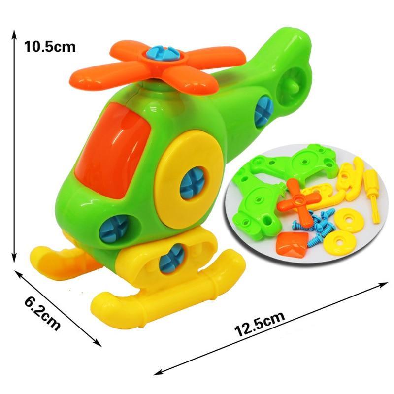 Early Learning Education Screw Nut Group Installed Plastic 3d Puzzle Disassembly Motorcycle Kids Toys for Children Jigsaw - SJB-DIAMOND ELITES