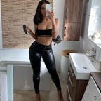 Leather Joggers for Women