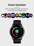 New Smart Unsiex Luxury Watch For Men and Women With 1.3 Color Screen and Heart Rate Blood Pressure For Sport Multifunctional Waterproof Smartwatch - SJB-DIAMOND ELITES