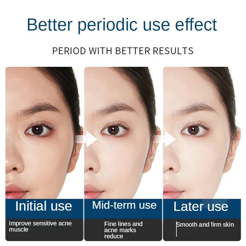 Facial Repair Lyophilized Powder Set Shrink Pore Moisturizing Anti-Wrinkle Anti Aging Whiten Peptide Nicotinamide Brighten Serum Lootquake LLC
