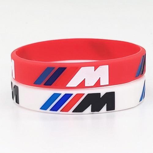 Hologram Bracelet ///M Sport M Power Black White Silicone Wristband Bangle for Auto Club Fans M3 M5 M6 3/5/7 Series - SJB-DIAMOND ELITES