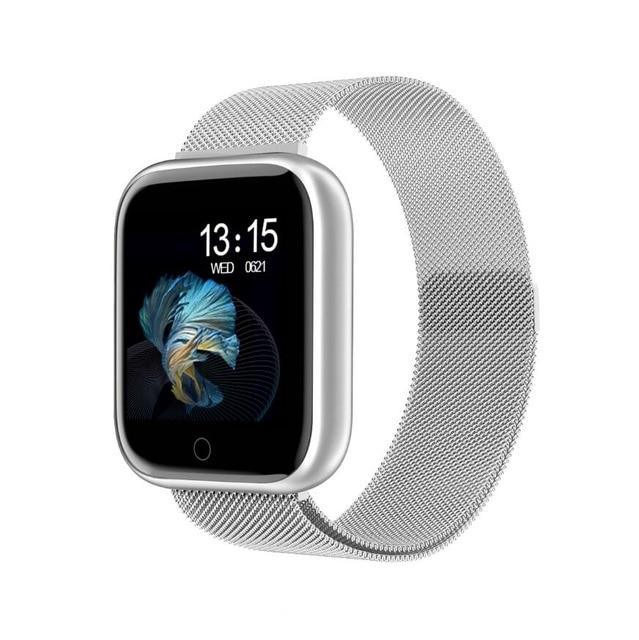 New Women Waterproof Smart Watch With T80/P70 Bluetooth and Heart Rate Monitor Fitness Tracker Luxury New Lady Smartwatch - SJB-DIAMOND ELITES
