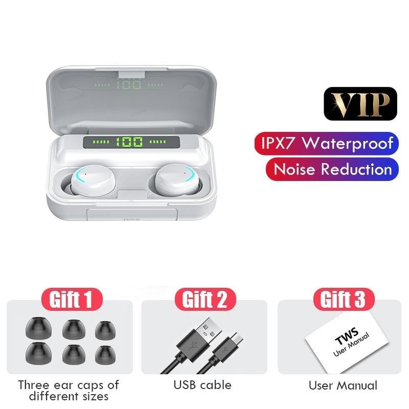 Bluetooth V5.0 Earphones Wireless Headphones With Microphone Sports Waterproof Headsets 2200mAh Charging Box For Android - SJB-DIAMOND ELITES