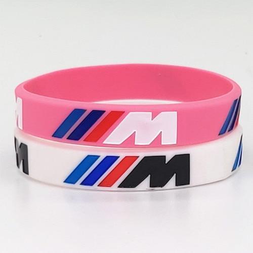 Hologram Bracelet ///M Sport M Power Black White Silicone Wristband Bangle for Auto Club Fans M3 M5 M6 3/5/7 Series - SJB-DIAMOND ELITES
