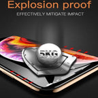 500D Curved Protective Glass For iphone SE 2020 6 6S 7 8 Plus Tempered Glass Film on iPhone X XR 11 Pro XS Max Screen Protector Anti-Fingerprint Tempered Glass Film Full Screen Case Friendly Bubble Free for iPhone Stevvex
