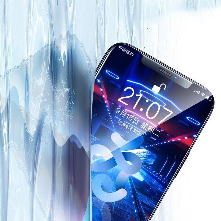 3PCS New Tempered Glass Screen Protectors For iPhone 12 12 Max/12 Pro Front film iPhone X 6/6s 7 8 11 Pro Max Screen Protector Tempered Glass Film Screen Protector For iPhone Stevvex