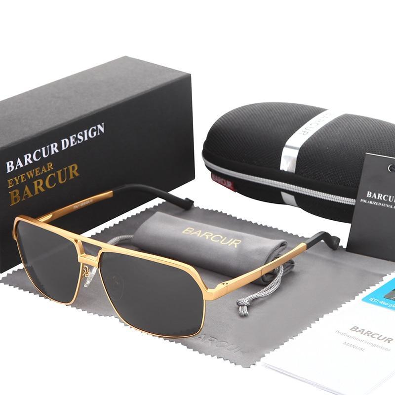 Luxury Elegent Aluminum Polarized Mens Sunglasses Mirror Sun Glasses Square Goggle Eyewear Accessories For Men Or Women With UV400 Protection - SJB-DIAMOND ELITES
