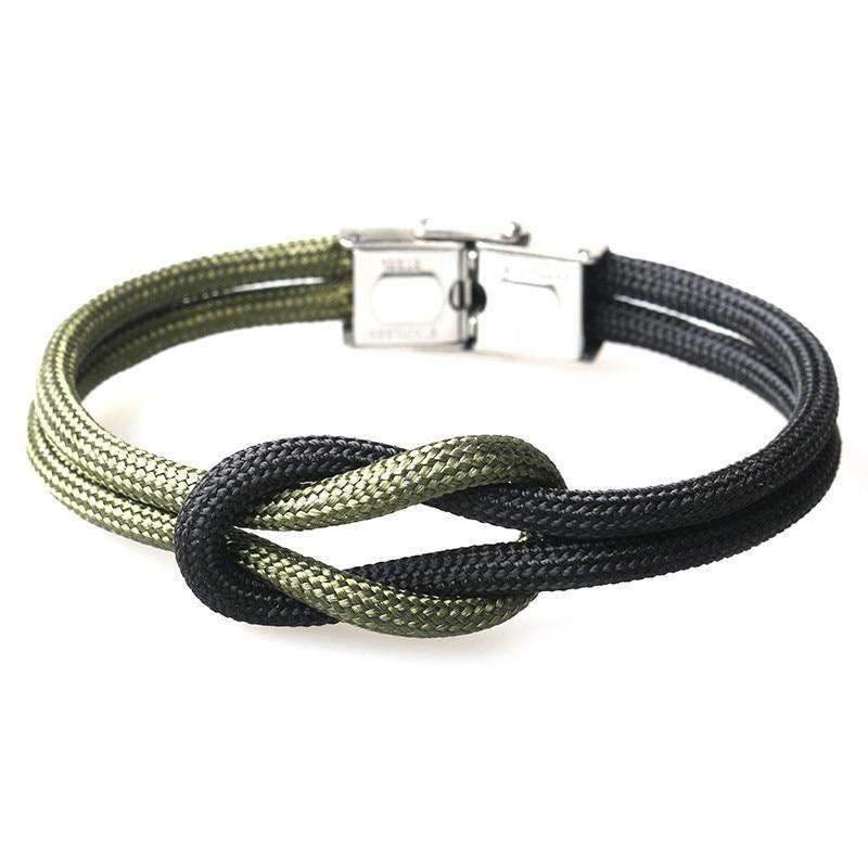 New Elegant Fashion Multi-Layer Concentric Modern Knot Rope Men Anchor Luxury Bracelet Charm Fine Bracelets For Women Fold Over Clasp Navy Style Jewelry - SJB-DIAMOND ELITES