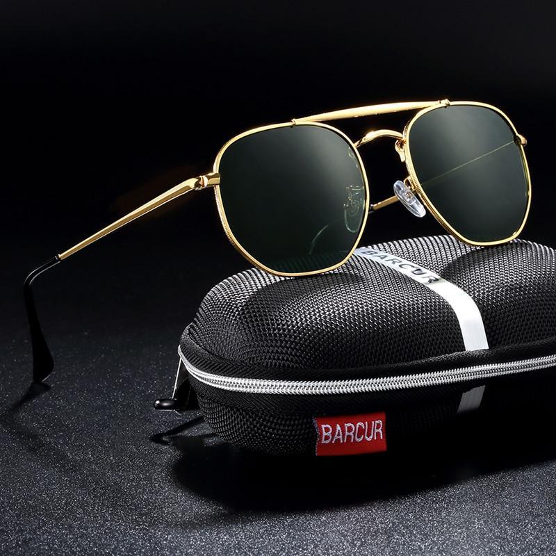 Luxury Famous Original Square Sunglasses for Men and Woman  Polarized Hexagon Sunglasses Oculos De Sol gafas lunette de soleil femme WIth UV400 Protection - SJB-DIAMOND ELITES