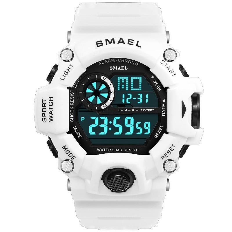Digital Mens  Sports Waterproof 50 M Watches With Auto Date relogio masculino  Army Military Sports Unisex Watch - SJB-DIAMOND ELITES