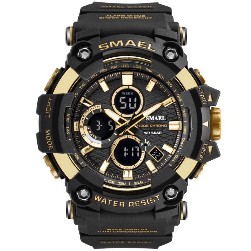 Men's  Sports Watches Top Brand Luxury Military Quartz Watch Men Waterproof 50M Shock  Digital Whats Relogio Masculino - SJB-DIAMOND ELITES