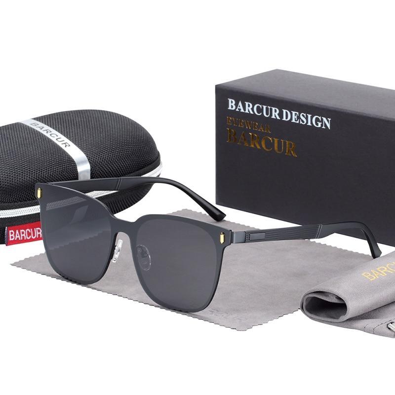 New Luxury Elegent Polarized Square Sunglasses Temples Sun Glasses for Men and Women With UV400 Protection - SJB-DIAMOND ELITES