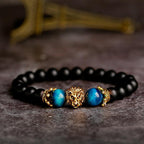 New Classic Crown Lion Elegant Bracelet Luxury For Men Fashion Tiger Eye Onyx Stone Handmade Beaded Charm Modern Bracelet For Women Jewelry - SJB-DIAMOND ELITES