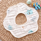 Unisex 360 Degree Rotation 8 Layers Gauze For Baby Kids Burp Cloth For Newborn Infant Saliva Towel