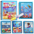 1pcs Magical Book Water Drawing Coloring Cartoons Books Doodle Pen Painting Drawing Board For Kids Toys Birthday Gift - SJB-DIAMOND ELITES