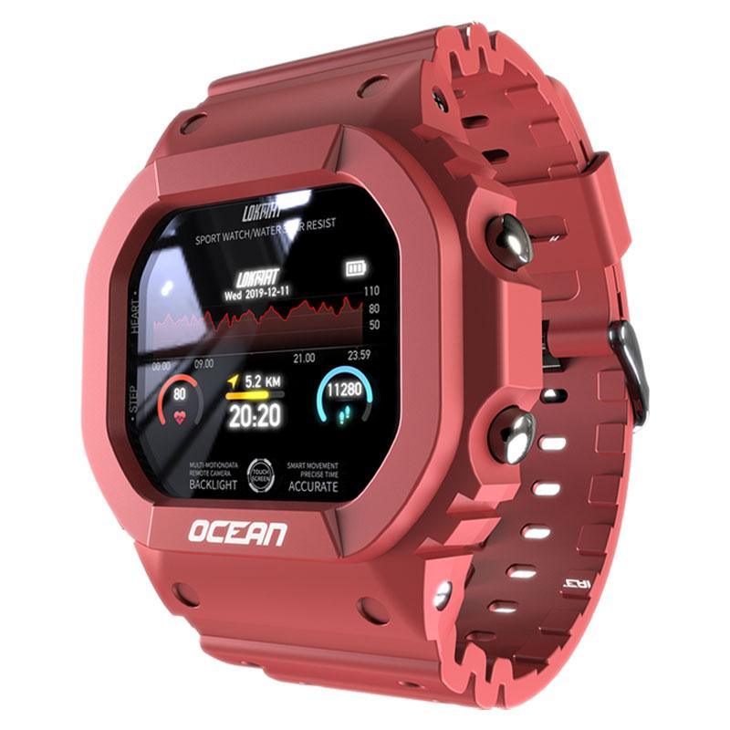 Military Ocean Army Smart Watch For Menand Woman For  Fitness and Sport With Tracker Blood Pressure Message Push Heart Rate Monitor and Clock Smartwatc For Android - SJB-DIAMOND ELITES