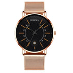 Men Watches Luxury Fashion Mens Business Watch Ultra Thin Stainless Steel Mesh Belt Quartz Wrist Watch For Men's and Boys - SJB-DIAMOND ELITES