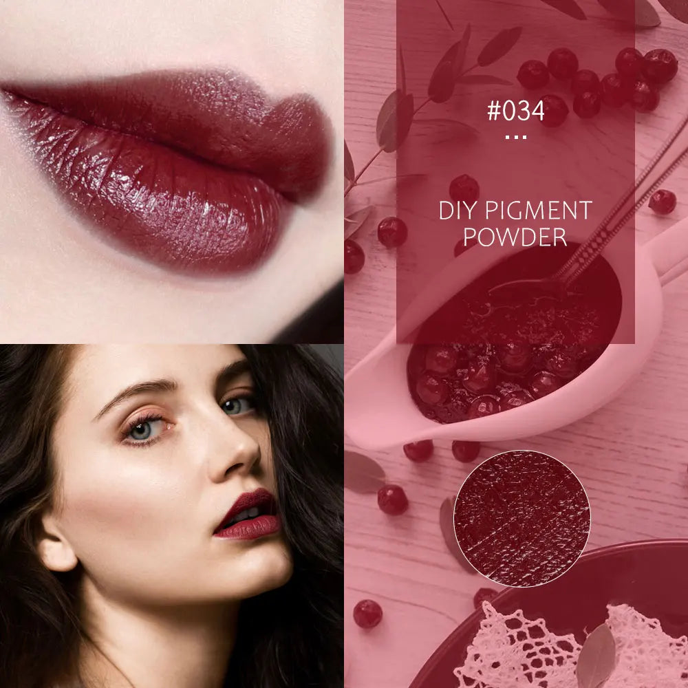 32 Colors Makeup Lip Stick Powder Long Lasting Lip Gloss Cosmetic Pigment DIY Lip Gloss Powder Material Lip Glaze Pigment Lootquake LLC