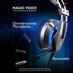 NEW Trend  Gaming Headset Gamer Ear Wired Headphones for Smartphone/PS4/PC/Xbox with Retractable Rotate Microphone and LED Light - SJB-DIAMOND ELITES