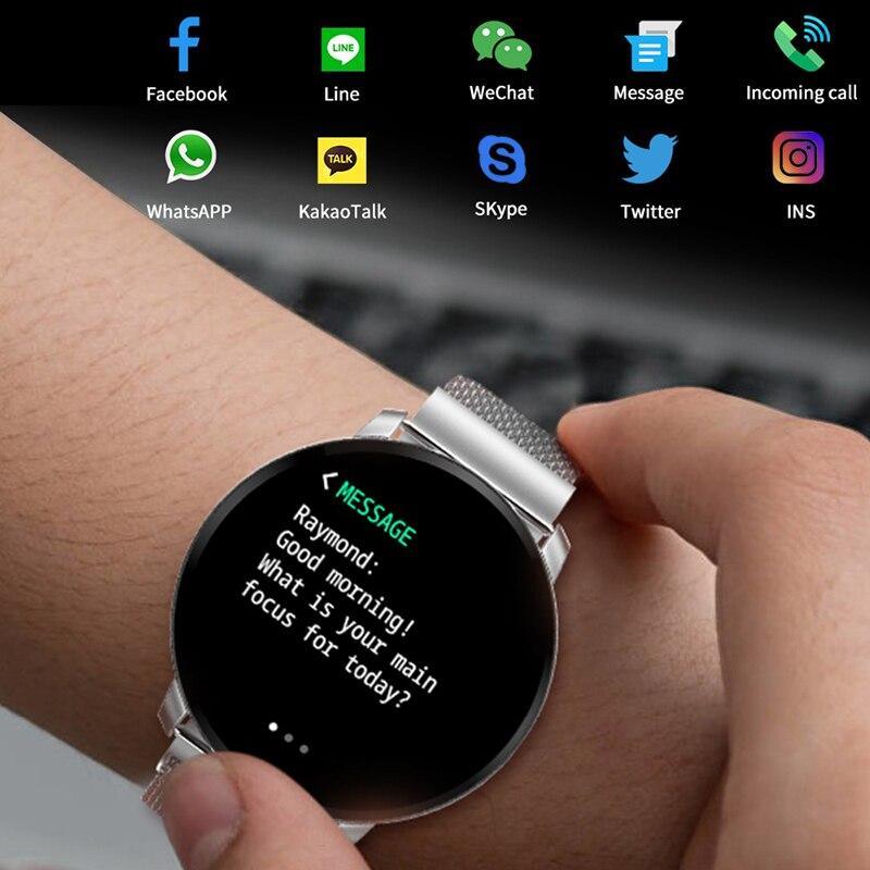 New Casual Fashion Smart bracelet Watch For Women and Men Fitness Tracker Top Brand Luxury Waterproof Smart Wristband Watch In Modern Luxury Design - SJB-DIAMOND ELITES