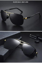 Top Quality Square Retro Photochromic Aluminum Sunglasses Men Polarized Driving Women Sun Glasses For Men Brown Oculos de sol