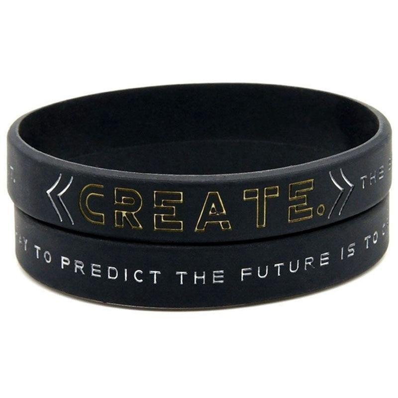 Silicone Wristband Rubber Motivation Bracelet Perfect Gift For Men Unique Jewelry Cool Style - SJB-DIAMOND ELITES