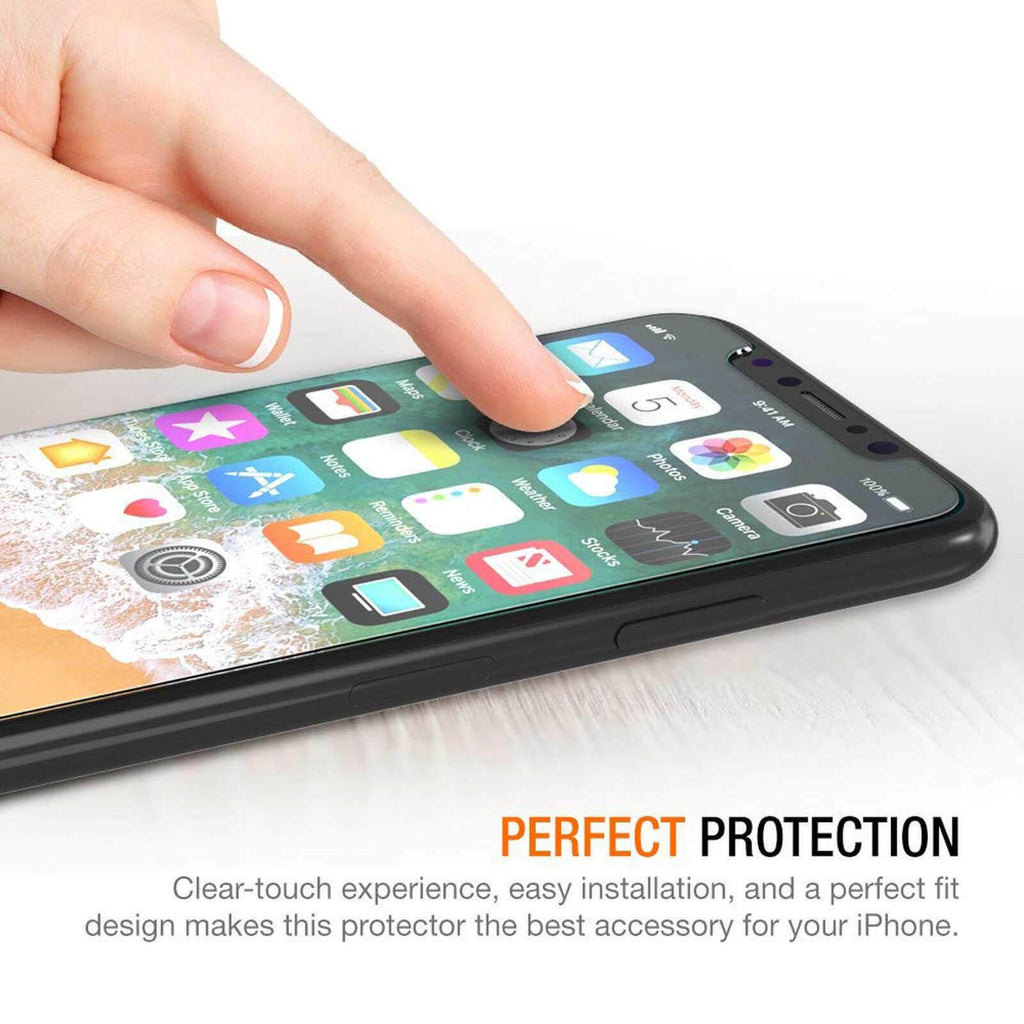 3PCS New Tempered Glass Screen Protectors For iPhone 12 12 Max/12 Pro Front film iPhone X 6/6s 7 8 11 Pro Max Screen Protector Tempered Glass Film Screen Protector For iPhone Stevvex