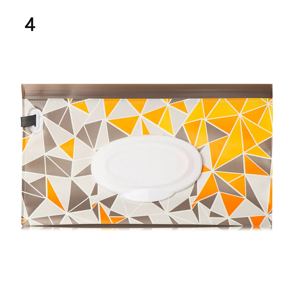 NEW Portable EVA Baby Wet Wipe Holder Case Reusable Refillable Wet Wipe Bag Tissue Box Snap-Strap Cosmetic Pouch Home Storage Lootquake LLC