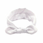 Baby Solid Bowknot Hairband Cute Soft Head Elastic Headband Princess Cute Headband Headwear Hair Accessories For Girls