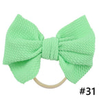 Headband Bow Girl Headbands Nylon Elastic Hair Accessories Photography Props For Baby Girls In Elegant Design